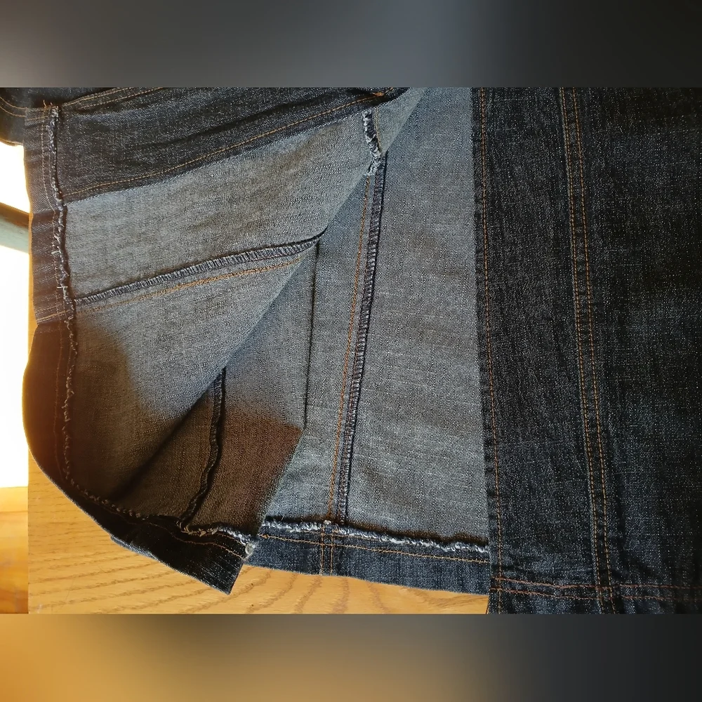 Handmade Jean Coat size XLarge - Picture 4 of 6